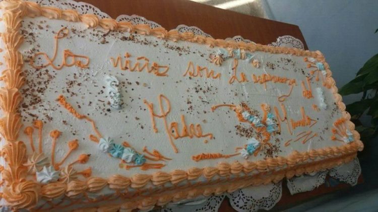 En la celebración no podía faltar el cake