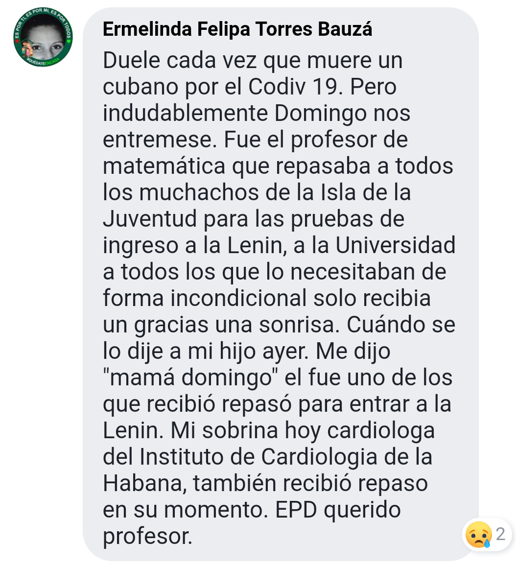 Captura de pantalla de Facebook