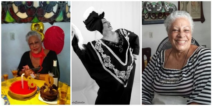 Hoy cumple 80 años de edad la actriz cubana Miriam Socarrás, la emperatriz de los papeles secundarios