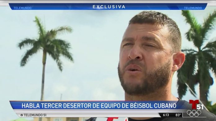 Lázaro Blanco da sus primeras declaraciones tras desertar del equipo de béisbol cubano en Miami: 