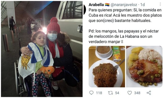 Madre uruguaya cuya hija está siendo tratada en un hospital en Cuba que el Gobierno cobra en dólares enciende la polémica al alabar la comida y las condiciones que tiene en ese 