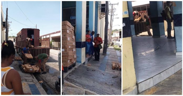 Sin importar la escasez de alimentos, en Santiago de Cuba botan cientos de libras de pollo que dejaron echarse a perder en una tienda