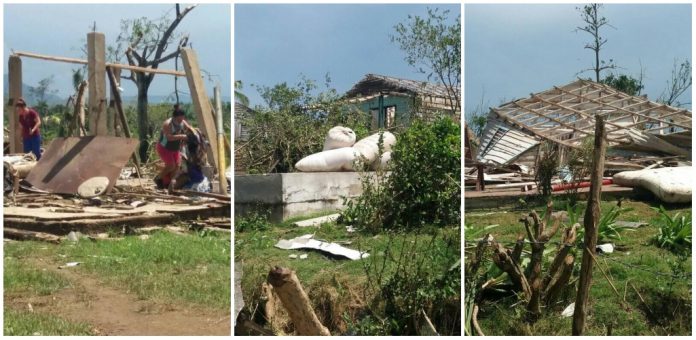 Tornado Categoría EF1 en la provincia de Artemisa deja viviendas destruidas, decenas de arboles en el suelo e importantes perdidas de bienes materiales