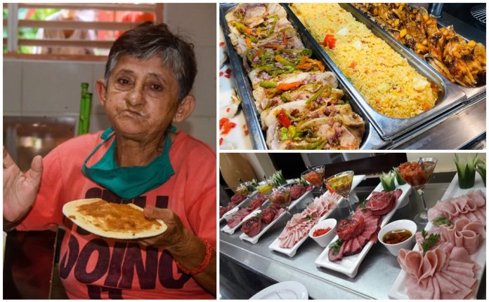 Mientras los cubanos se pasan horas en las colas para comprar un poco de pollo, así lucen las mesas buffet de los hoteles en Varadero