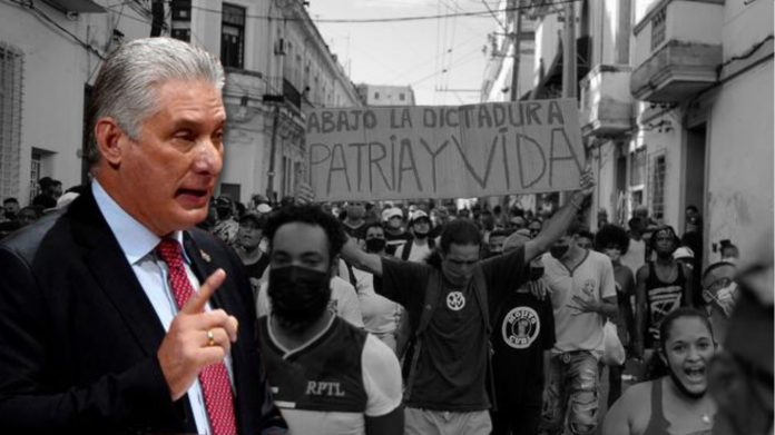 Díaz-Canel sobre la marcha del 15 de noviembre: 