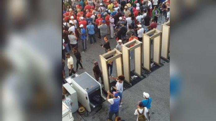 Los cubanos que participaron ayer en el 