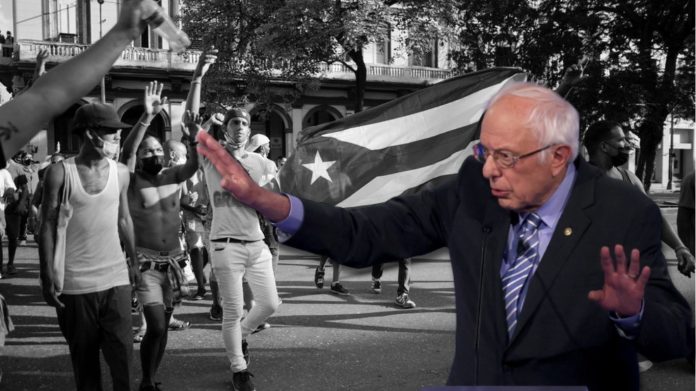 Ex candidato presidencial Bernie Sander se pronuncia sobre las protestas en Cuba: 
