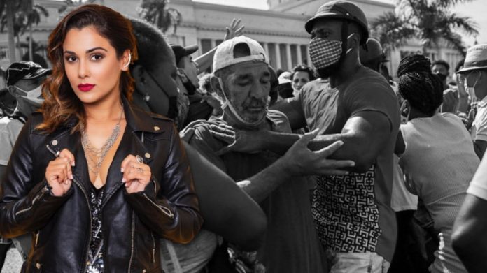 Actriz Camila Arteche pide que se detenga la masacre y la injusticia en Cuba