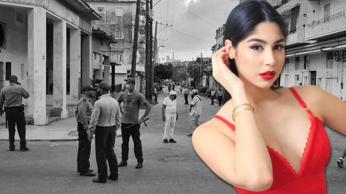 Daniela Reyes deja a un lado sus consejos de belleza y pide emocionada libertad y democracia para Cuba