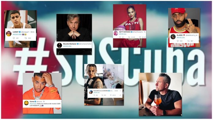 Celebridades se suman al pedido de miles de cubanos en las redes sociales por un corredor humanitario para enviar ayuda a Cuba