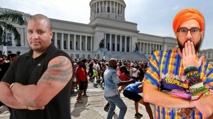 Otaola desenmascara al artista plástico cubano Michel Mirabal luego de que este se sumara a la campaña del Gobierno en contra de los manifestantes del 11 de julio