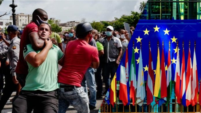 Unión Europea muestra su apoyo a los cubanos que salieron a las calles el pasado 11 de julio y pide libertad inmediata para todos los detenidos durante las protestas