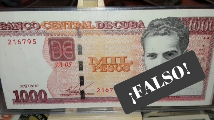 Banco Central de Cuba alerta sobre circulación de billetes falsos de 1000 pesos cubanos en el país, los de más alta denominación emitidos