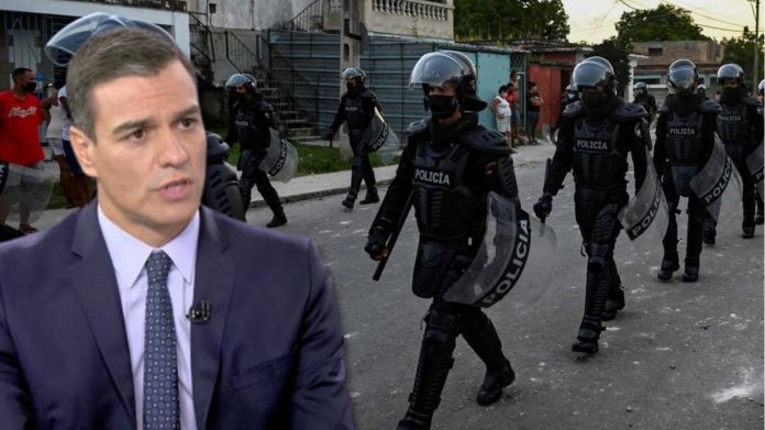 Presidente de España evitar decir que en Cuba existe una dictadura, pero reconoce que no es una democracia