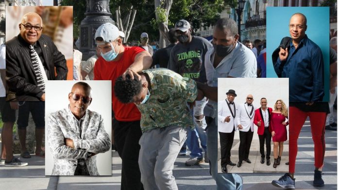 Pupy Pedroso, Los Van Van, Isaac Delgado y Elito Revé se suman a los artistas cubanos que apoyan las manifestaciones del pueblo en la isla contra el Gobierno