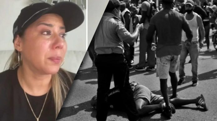 Señorita Dayana confiesa que hasta ahora no había hablado mal del Gobierno cubano por temor a represalias contra su familia en la isla