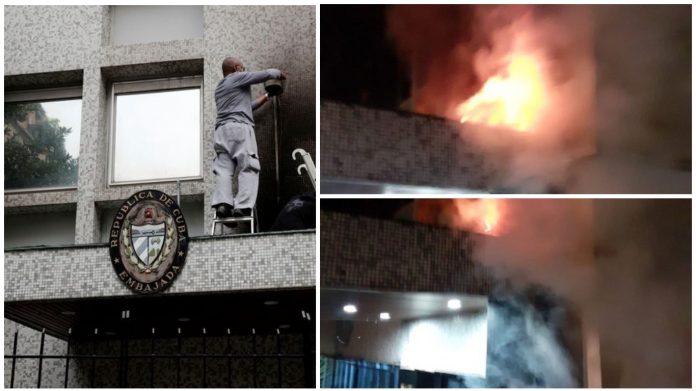 Gobierno cubano denuncia que su embajada en Francia sufrió un ataque terrorista en la noche de ayer y culpa a Estados Unidos por lo ocurrido