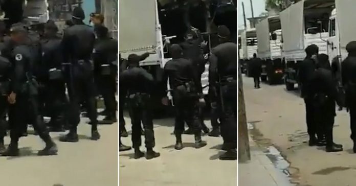 Policía reprimió a los manifestantes que pedían libertad en el poblado santiaguero de Palma Soriano