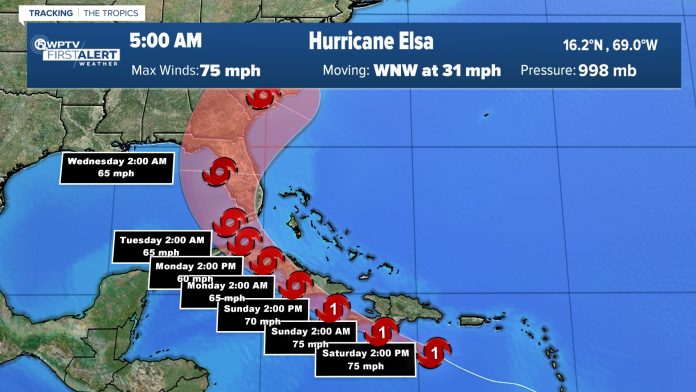 Estado Mayor de la Defensa Civil declara fase de Alerta Ciclónica a las provincias desde Guantánamo a Ciego de Ávila por el Huracán Elsa y Fase Informativa de Sancti Spíritus a La Habana