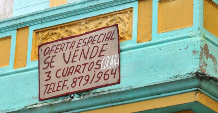 Cubanos optan por vender sus casas 