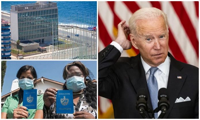 Cubanos hacen viral la etiqueta #ConsularServicesInCuba para pedirle al presidente Biden que reabra la Embajada de Estados Unidos en La Habana