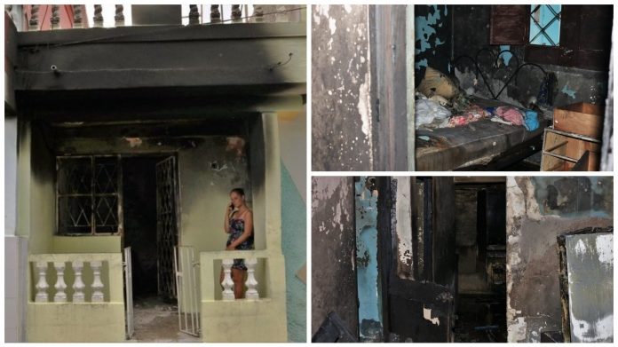 Familia cubana con tres niños lo pierde todo en el incendio de su vivienda en La Habana