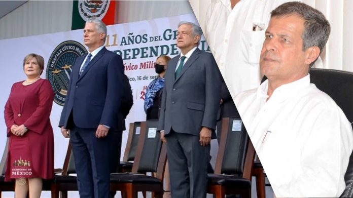 General López-Calleja acompaña a Díaz-Canel como parte de la delegación oficial a México y es presentado como 