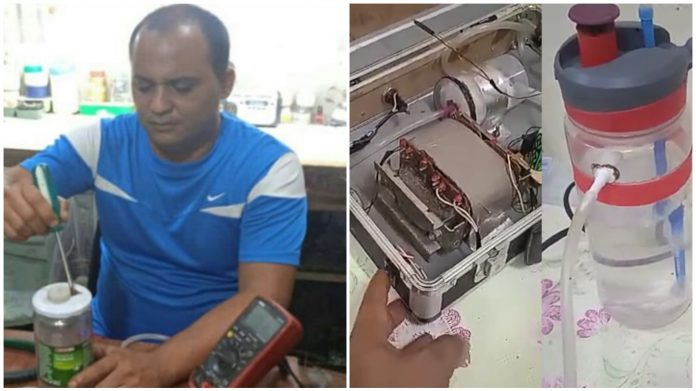 Cubano fabrica en su casa un concentrador de oxígeno artesanal para poder salvar la vida de su esposa