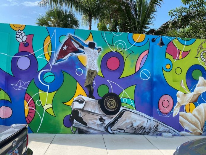 Inaugurarán en Miami un mural en homenaje a a las protestas masivas del 11 de julio en Cuba