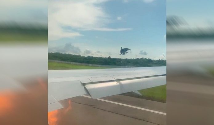 Pánico viven pasajeros de un vuelo que partía del aeropuerto de Varadero destino a Moscú cuando uno de sus motores arde en llamas por una bandada de pájaros durante el despegue