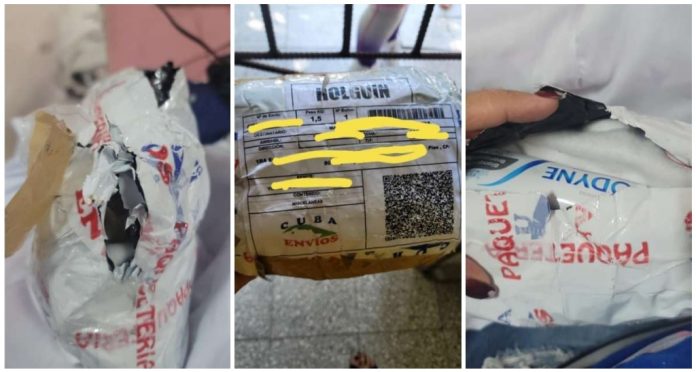 Mujer recibió paquete adulterado y Correos de Cuba se desentiende: ¡Hasta cuándo!