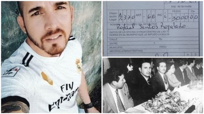 Antiguas fotos de Fidel Castro en una mesa llena de dólares le valen una multa de 3000 pesos a un joven cubano tras publicarlas en Twitter