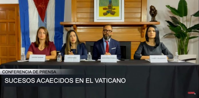 Otaola exige disculpas publicas al Gobierno italiano y al Vaticano por impedir el ingreso de los cubanos a la Plaza de San Pedro el pasado domingo 24 de octubre