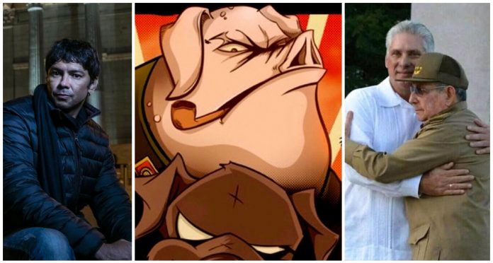 Yunior García compara a la cúpula del Gobierno cubano con los cerdos de 'Rebelión en la Granja