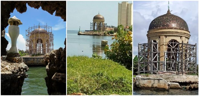 En lamentable estado se encuentra la famosa y vistosa glorieta del Restaurante 1830 en La Habana