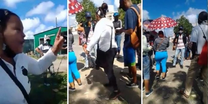 Cubana explota en una cola para comprar aceite (+ Video)