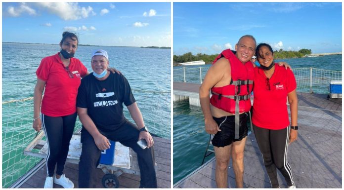 Exespías Ramón Labañino y Antonio Guerrero se dan la buena vida en Cuba, disfrutando de las instalaciones en Cayo Guillermo