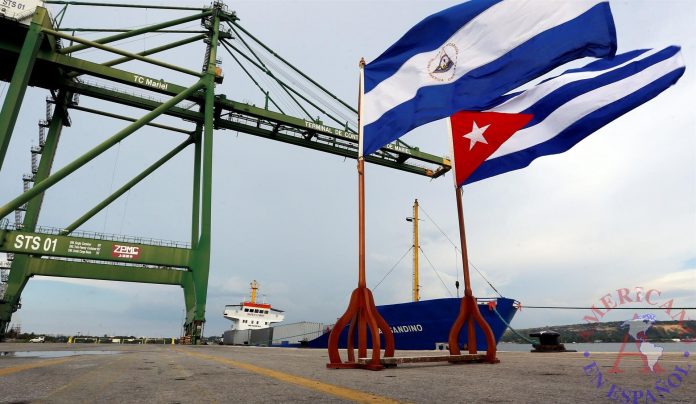 Nicaragua envía donativo a Cuba de 36 contenedores cargados de café y arroz 