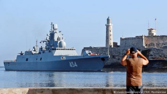 Tres buques de guerra rusos podrían haber partido en las ultimas horas en misión secreta a Cuba