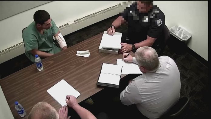 Salen a la luz imágenes del primer interrogatorio al que fue sometido Rogel Aguilera tras el trágico accidente de tránsito provocado en 2019